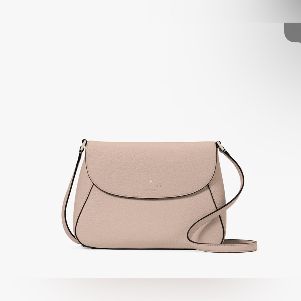 Kate Spade Monica Flap Pebble Leather Crossbody Bag